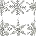 Handmade Snowflake Iron & Glass Pendant Christmas Tree Ornaments Set | ShalinIndia Elegant Hanging Decor for Home and Party Decoration | Ideal 6 Inches Christmas Decorations for Tree (E)