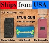 Pink 6.8 Million Volt Stun Gun