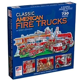 Classic American Fire Truck 730 piece Puzzle