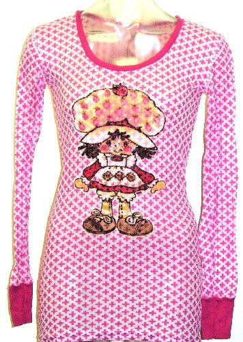 Stawberry Shortcake Women's Pink Vintage Long Sleeve Thermal T-shirt
