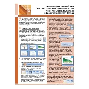 Powerpoint Trial 2007 on Com  Microsoft   Powerpoint   2007 Quick Reference Guide   Powerpoint