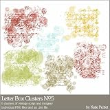 Photoshop Brushes - Letter Box Clusters Brushes and Stamps