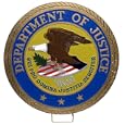 Department of Justice Wood Model Wall Plaque
