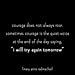 I Will Try Again Tomorrow - Mary Anne Radmacher Black and White Magnet