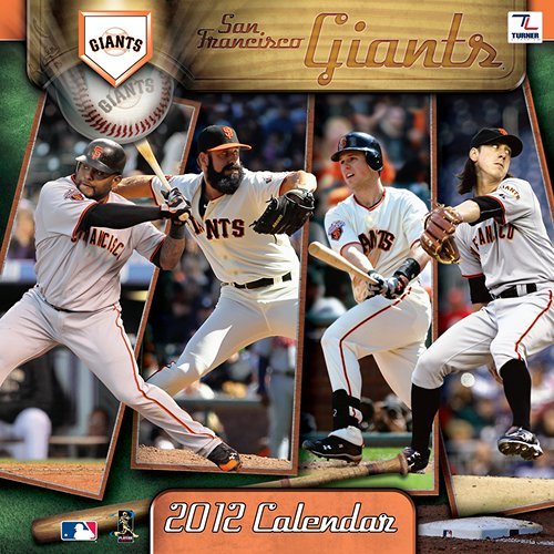 San Francisco Giants Team Wall Calendar 2012
