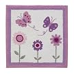Tiddliwinks Lilac Butterfly Rug