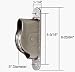 C.R. LAURENCE BL571A CRL Sash Pulley; 50-200 Pounds Sash Weight 3 Wheel