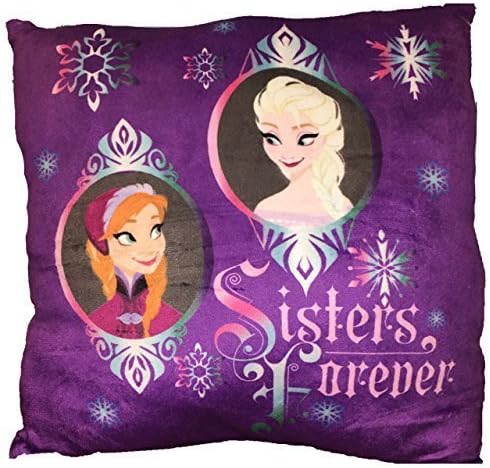 AMountletstore Disney Frozen Anna and Elsa Snowflakes Unique Fashion printing Plush cloth 18 X 18 inch Pillowcase for bedroom sofa