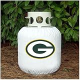 NFL Green Bay Packers Outdoor White Propane Grill Tank Cover
