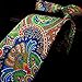 Shlax & Wing Neckties Ties Paisley Multi-color Silk Printed Wedding