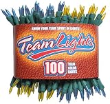 TeamLights Powder Blue and Yellow Decorative Light String in Sports Package