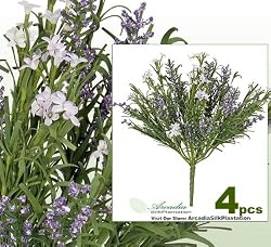 FOUR 14" Wild Flower Mixed Arrangement Bush