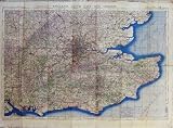 1942 ENGLAND SOUTH EAST & LONDON ORDNANCE SURVEY MAP