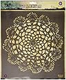 Prima Marketing PSTEN-60421 Elementals Stencil, 12 by 12-Inch, Doily