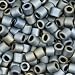 Miyuki Seed Beads 8/0 METALLIC MATTE DARK GREY Delicas