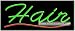 Hair Neon Sign (13H x 32L x 3D)