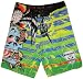 Men's Ed Hardy Swim Trunks Board Shorts Surreal Stripes Lime Available in Several Sizes