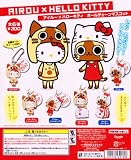 アイルー×ハローキティ ボールチェーンマスコット あすなろ舎（全６種フルコンプセット+DP台紙おまけ付）イメージ