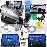 Airbrush-Set AS-189-A1 Komplett-Set Kompressor Set 13tlg. Mit 3 Pistolen Airbrush-Set AS-189-A1 Komplett-Set Kompressor Set 13tlg. Mit 3 Pistolen