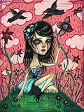 Alice's Garden by Whitney Lenox Tattoo Art Canvas Giclee Print
