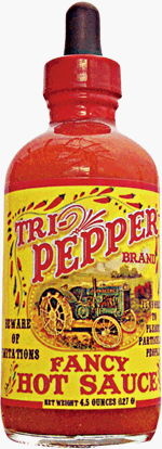 Tri Pepper Brand Hot Sauce by Southwest Specialty Food