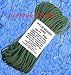 Green Nylon Braided Parachute Cord 100 FT