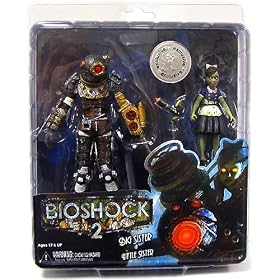 NECA Bioshock 2 Exclusive Ultra Deluxe Action Figure 2Pack Big Sister and Little Sister by Player Select