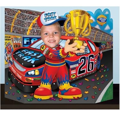 Beistle 57999 Race Car Driver Photo Prop, 3-Feet 1 by 25-Inch