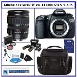 Canon EOS 60D 18MP CMOS Digital SLR Camera (Body) with 3.0-Inch LCD & Canon ....