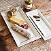Sur La Table Blanc Rectangular Platters 59909-SET, Set of 3