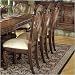 Kitchen & Housewares : AICO 31003 Royal Oak Side Chair in Coffee