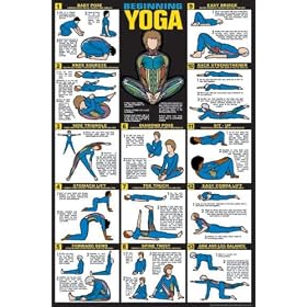 Beginning Yoga Fitness Chart by 