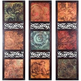 Arabesque Patchwork Prints, BROWN METAL, MULTI