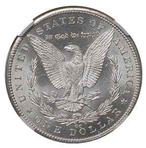 1893 CC Morgan Silver Dollar MS 65