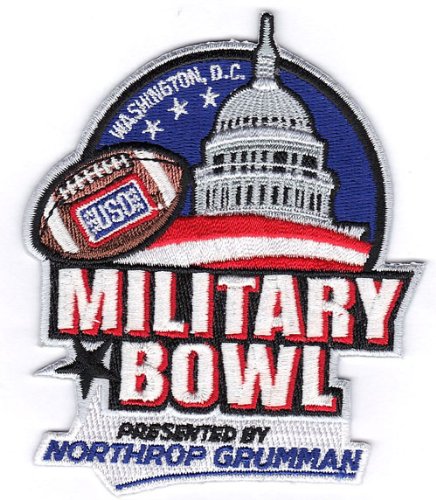 Northrop Grumman Military Bowl Game Jersey NCAA Football Patch