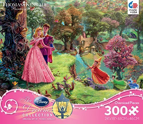 Thomas Kinkade Sleeping Beauty 300 Oversized Pieces