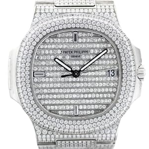 Patek Philippe Nautilus 5719/1G 18k White Gold Diamond Watch