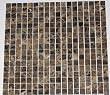 5/8 x 5/8 Emperador Marble Polished Mosaic Tiles for Backsplash, Shower Walls, Bathroom Floors