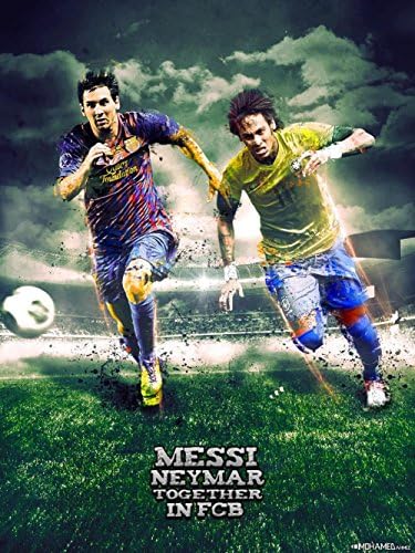 MOUSE POSTER STAR 0652 Neymar Barcelona Messi Football Soccer Brazil Top Player Poster 12x16 " - waterproof canvas poster