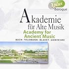 Academy for Ancient Music Plays Bach, Telemann, Blavet, Geminiani by  Johann Sebastian Bach, Michel Blavet, Francesco Geminiani, Georg Philipp Telemann, and Academy for Ancient Music 