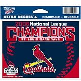Wincraft St. Louis Cardinals National League Champions Ultra Decal (4.5x6)