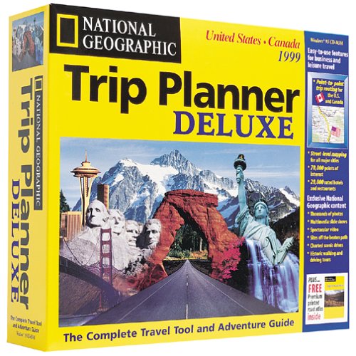 Software: National Geographic Trip Planner Deluxe  Jewel Case 