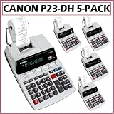 Canon P170-DH Printing Calculator 5-Pack