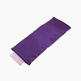 Aromatherapy Eye Pillow -Purple Satin - Microwavable Warm & Cold Travel Pack Included