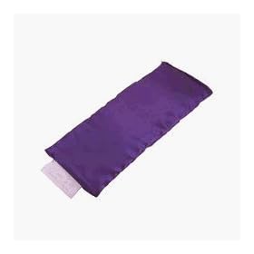 Aromatherapy Eye Pillow -Purple Satin - Microwavable Warm & Cold Travel Pack Included