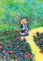 Renoir's Girl With Watering Can - Toland Art Banner