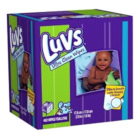 LUVS Ultra Clean Natural Aloe Wipes - 462 Ct
