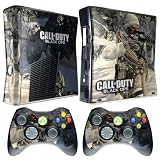 Meestick Call of Duty BO Arctic Vinyl Adhesive Decal Skin for Xbox 360 Slim