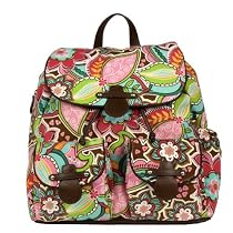 OiOi Pink Floral Backpack Diaper Bag - New!