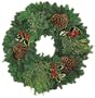 Dinihanian Floral Products CHW-RED-014 26-Inch Classic Holiday Wreath